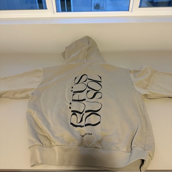 NWOT Rufus Du Sol Surrender Tour Sand Hoodie— Sold out everywhere // RARE - Picture 9 of 10